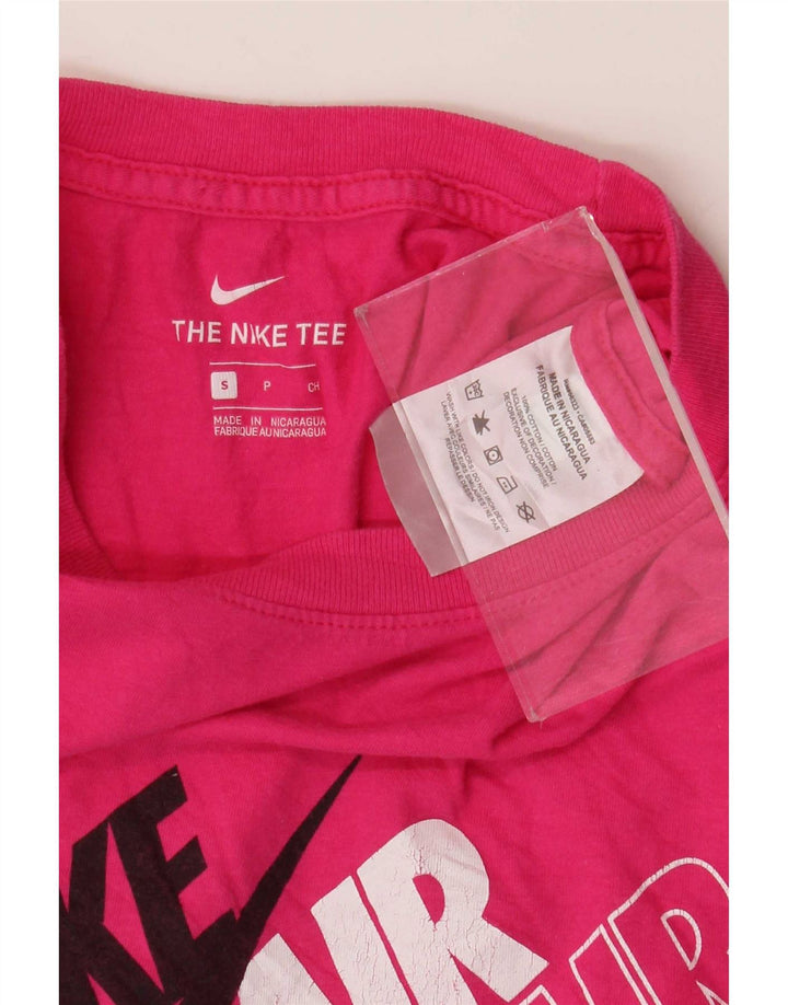 Tricou grafic Nike pentru bărbați Top mic din bumbac roz