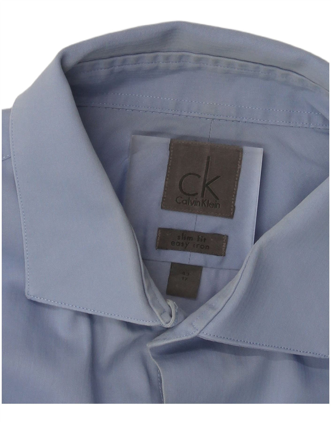 Cămașă pentru bărbați Calvin Klein Slim Fit Mărimea 43 17 XL Albastru