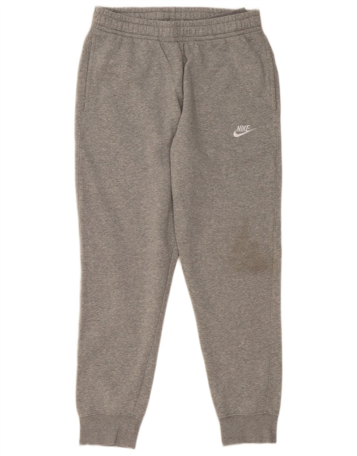 Pantaloni de trening pentru bărbați NIKE Pantaloni de jogging din bumbac cu pete gri mediu