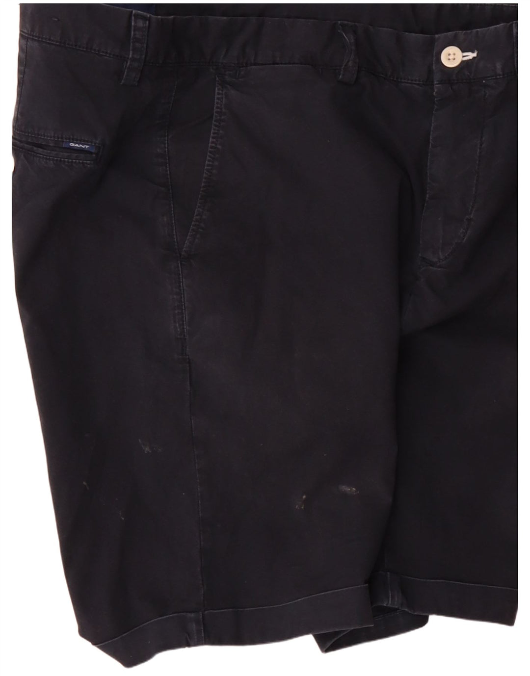 Pantaloni scurți chino Gant pentru bărbați, cu tăiere obișnuită, W32, mediu, bleumarin, bumbac