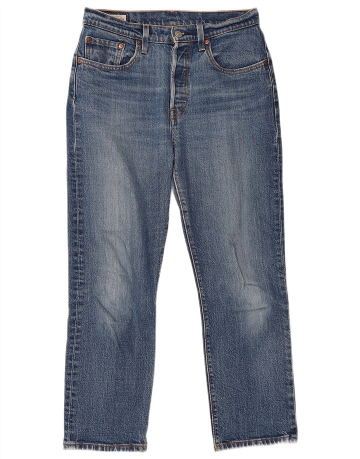 Blugi drepti pentru femei Levi's W27 L26 Bumbac albastru