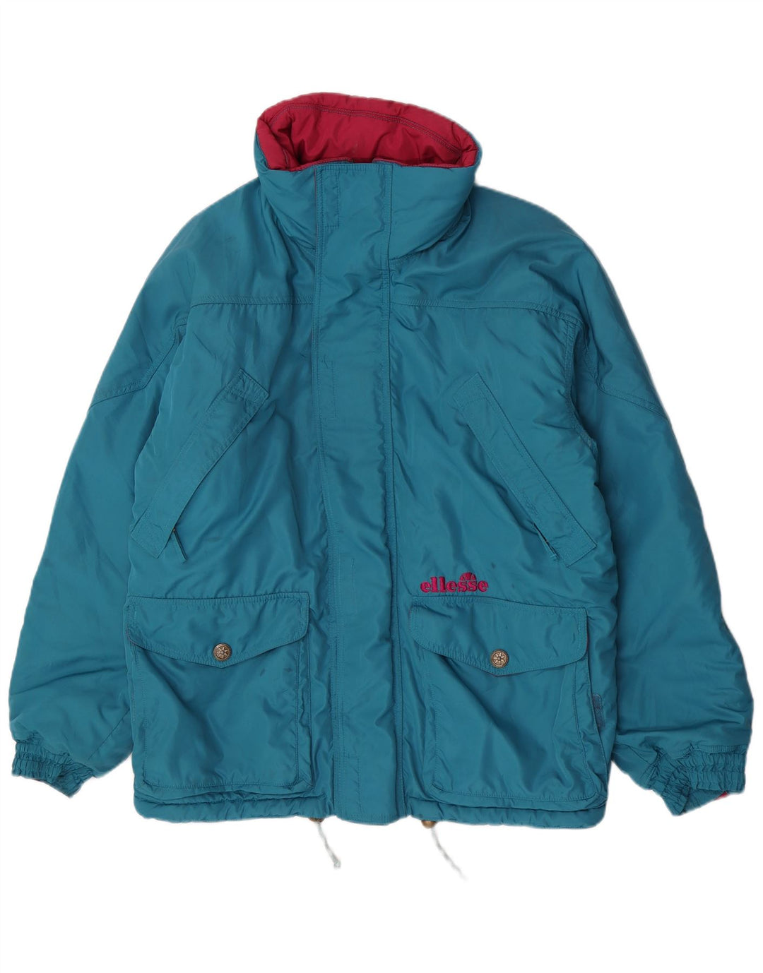 Jachetă căptușită cu glugă pentru bărbați Ellesse UK 42 XL poliester albastru