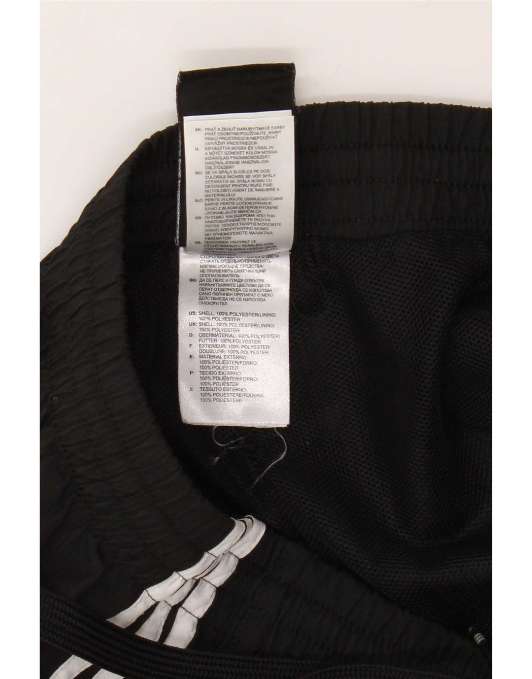 Pantaloni scurți sport Adidas Climalite Bermuda pentru bărbați, poliester mediu negru