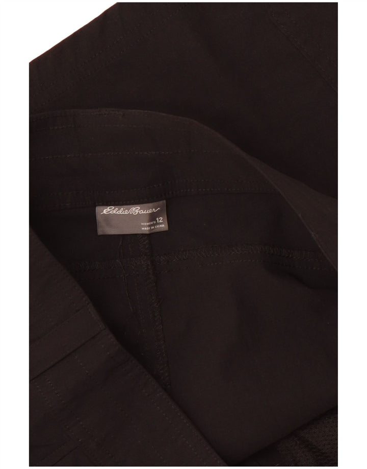 EDDIE BAUER Pantaloni scurti cargo pentru femei US 12 Large W34 Black