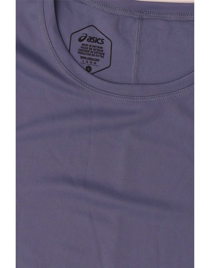 Tricou pentru bărbați Asics Top mare poliester bleumarin