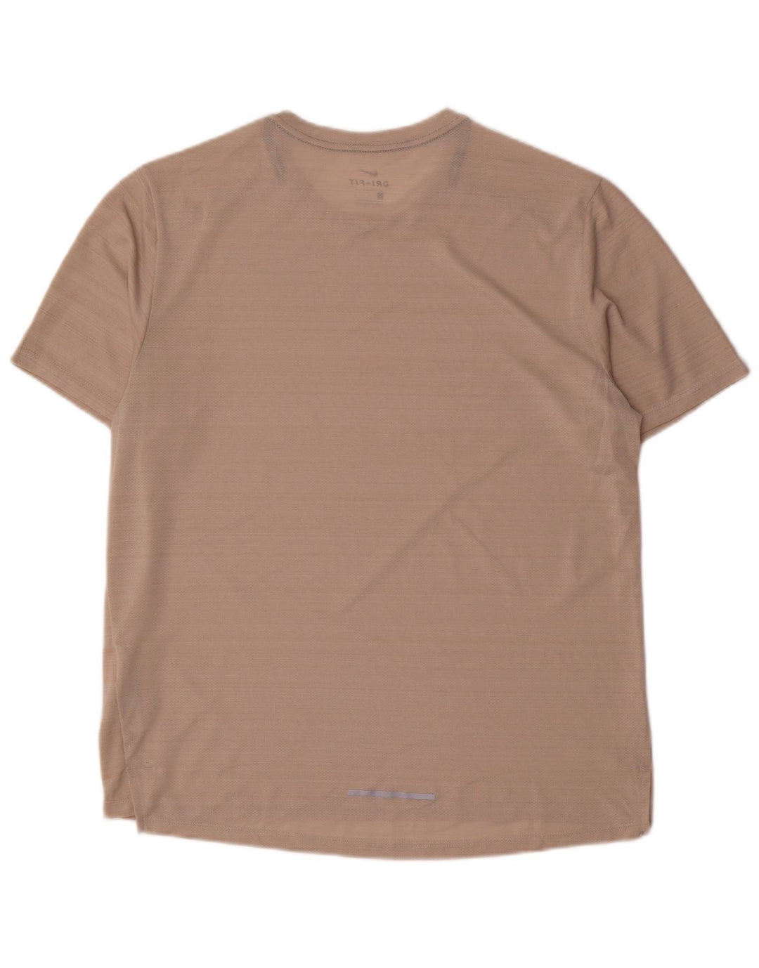 Tricou pentru bărbați Nike Dri Fit Top mare roz poliester cu dungi