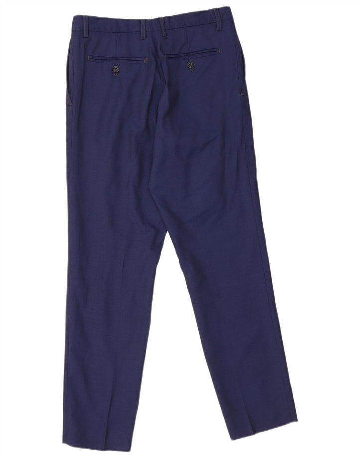 Costum 2 piese pentru bărbați Ermenegildo Zegna IT 48 Medium W28 L28 Bleumarin Clasic