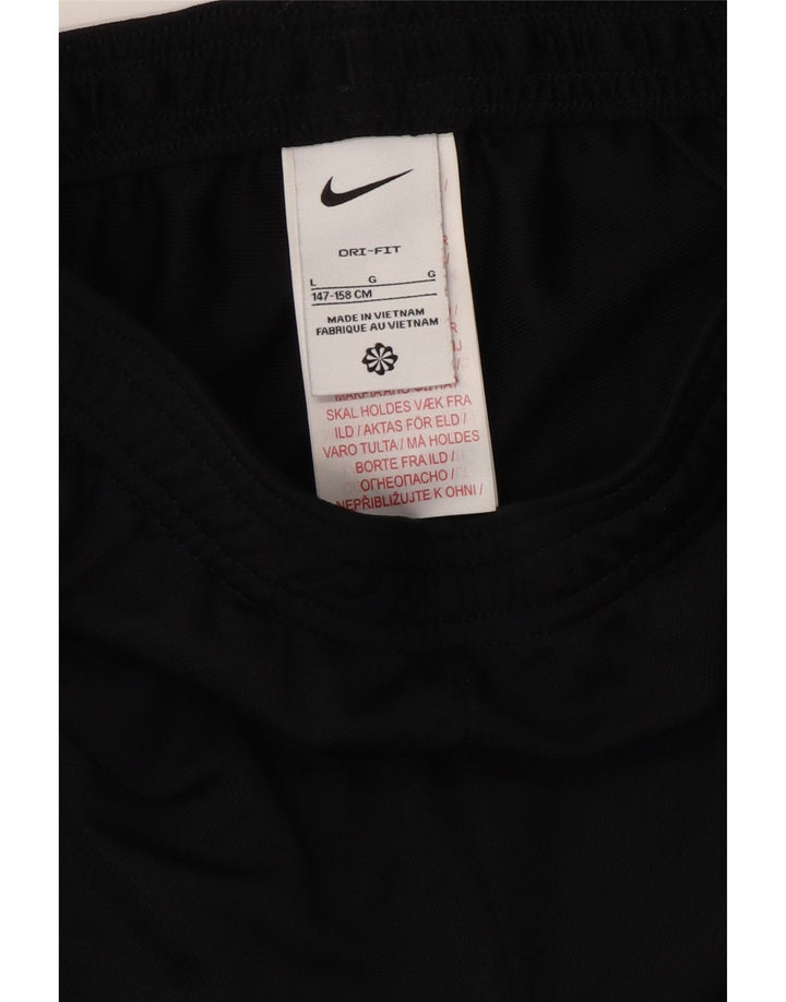 Pantaloni de trening NIKE Dri Fit pentru băieți 12-13 ani Poliester negru mare