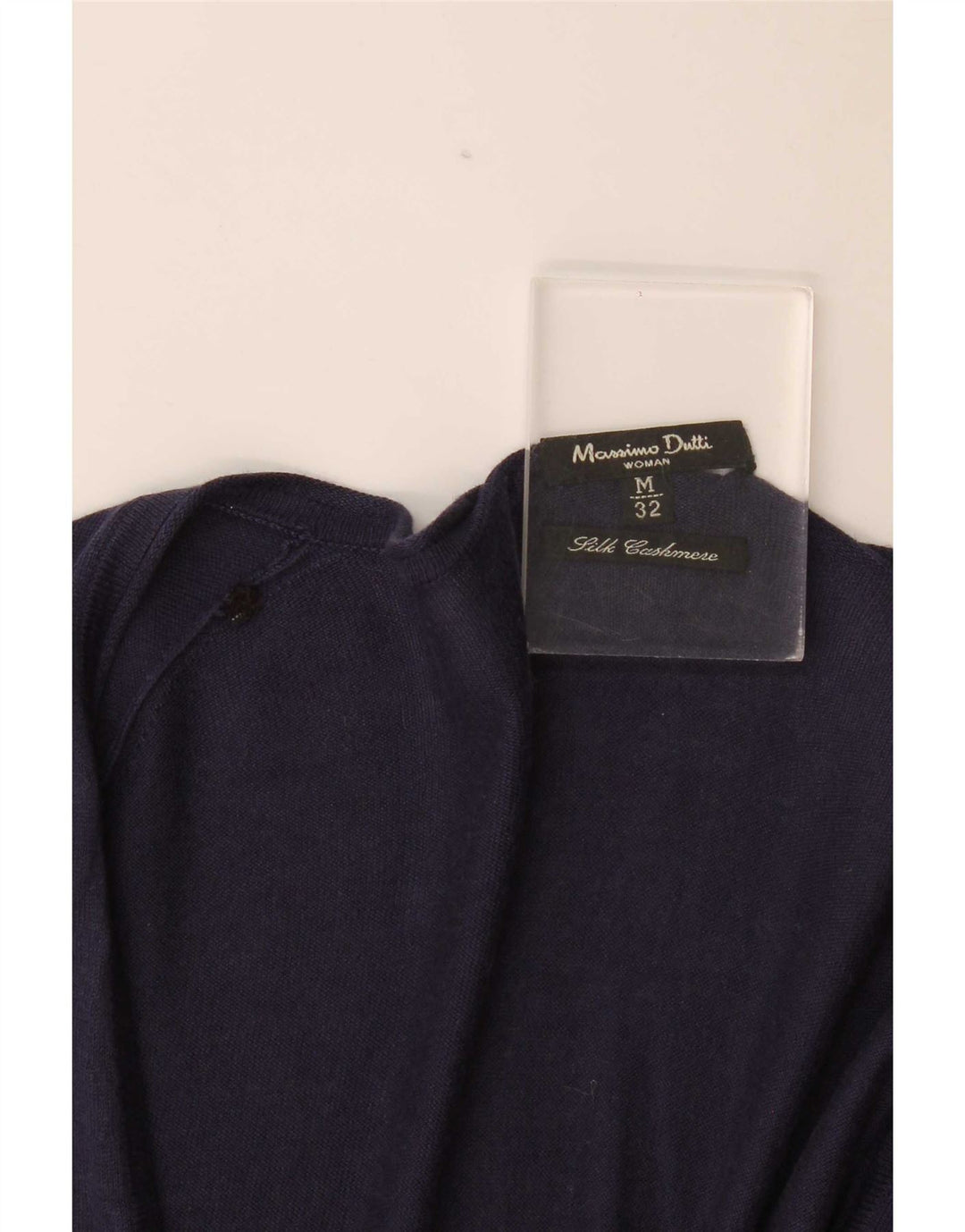 Pulover cardigan Massimo Dutti pentru femei UK 12 Medium Bleumarin Mătase