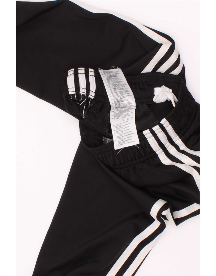 Pantaloni de trening Adidas baieti Joggeri 3-4 ani poliester negru