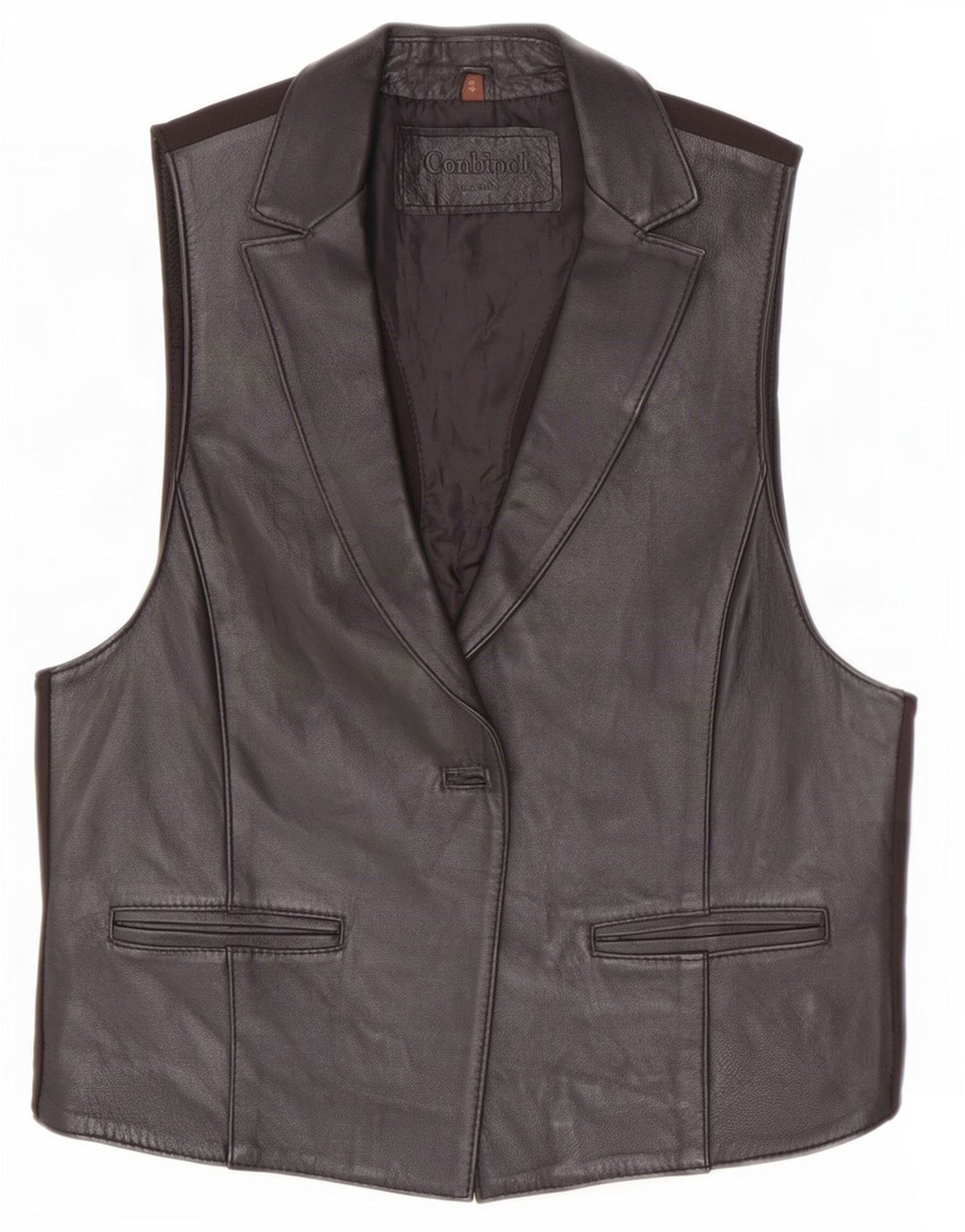 Vestă Conbipel Femei IT 44 Medium Negru Piele