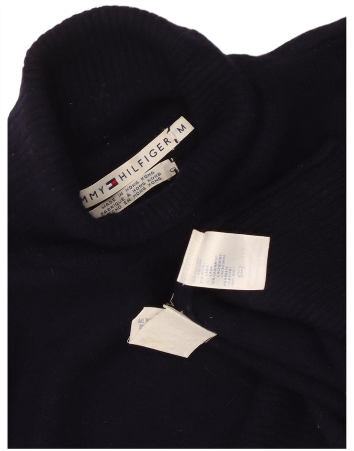 Pulover Tommy Hilfiger pentru femei cu gât rulat, UK 12 Medium Bleumarin