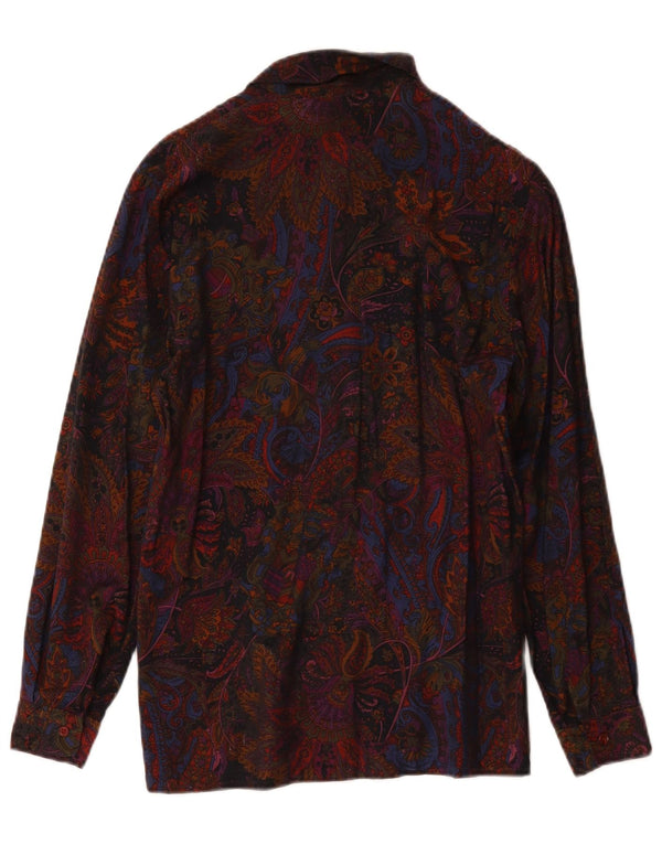 Cămașă Creazioni pentru femei UK 14 Medium Multicolor Paisley Viscose