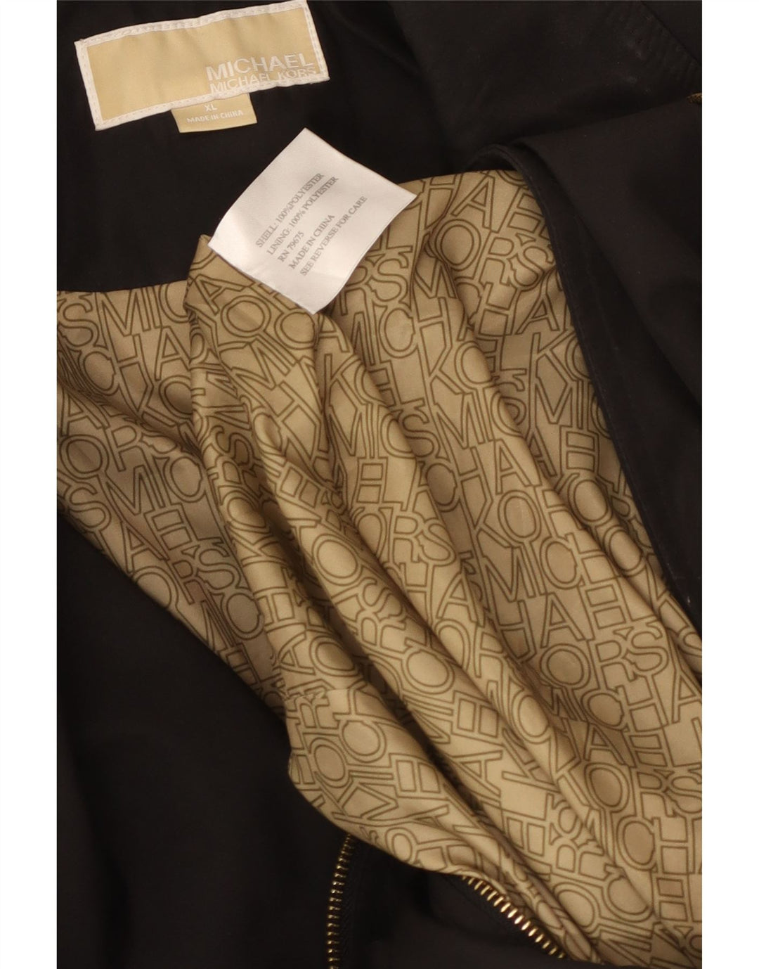 Palton pentru femei Michael Kors UK 18 XL poliester negru
