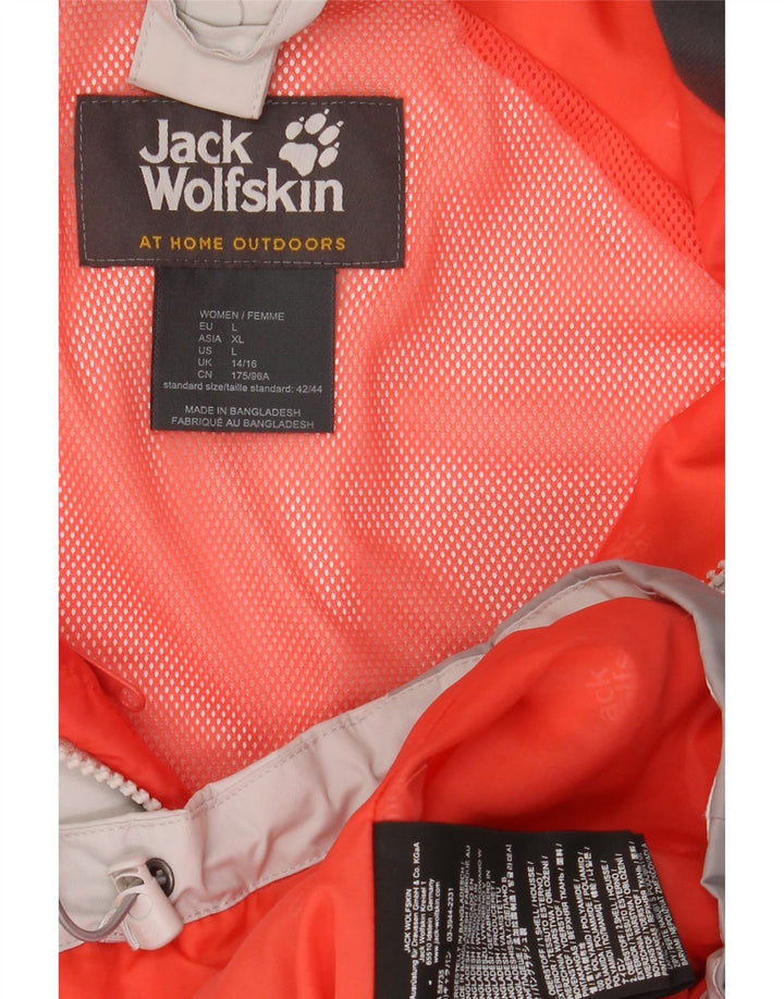 Jachetă pentru femei JACK WOLFSKIN UK 14/16, mare, gri, bloc de culoare