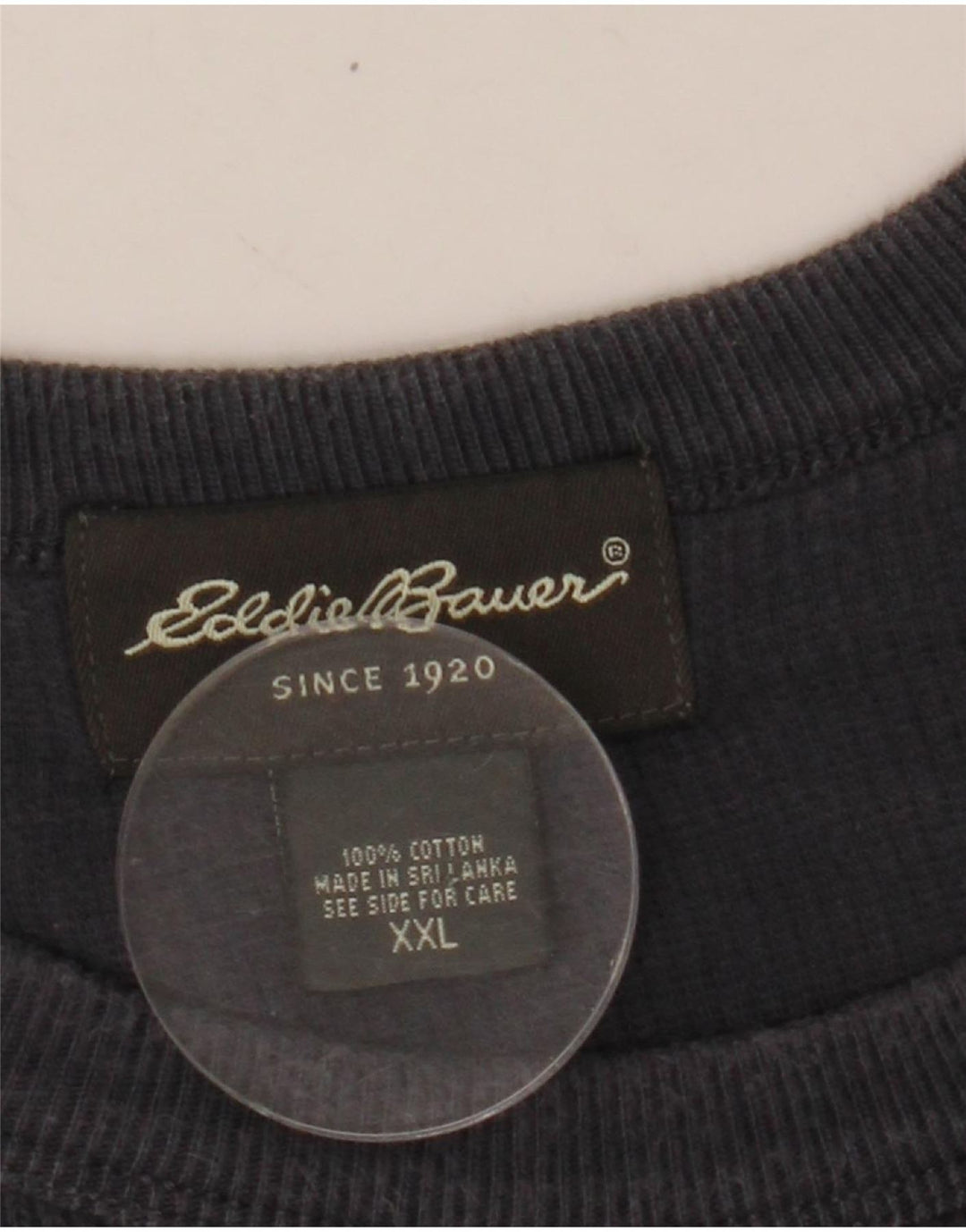 Eddie Bauer pentru bărbați, top cu mânecă lungă, 2XL, gri bumbac