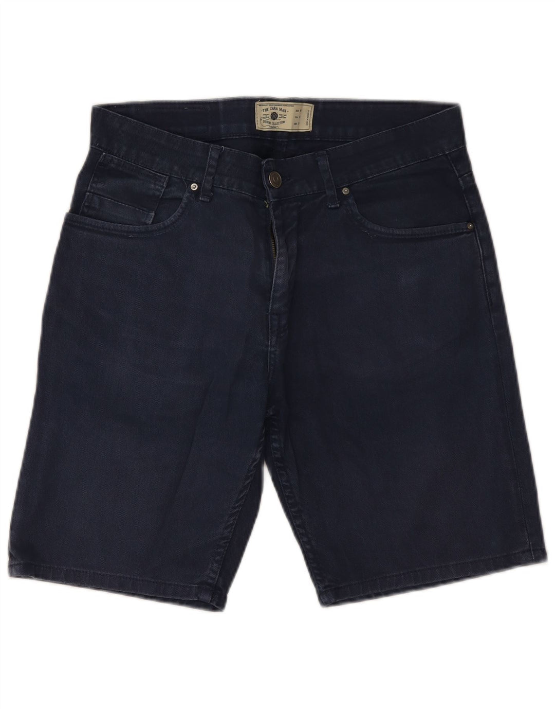 Pantaloni scurți din denim pentru bărbați Zara EU 40 Medium W31 Bleumarin
