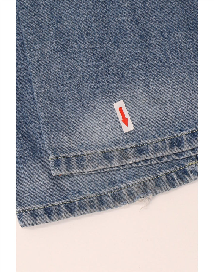 Blugi drepti pentru baieti Levi's 7-8 ani L24 L23 Bumbac Albastru
