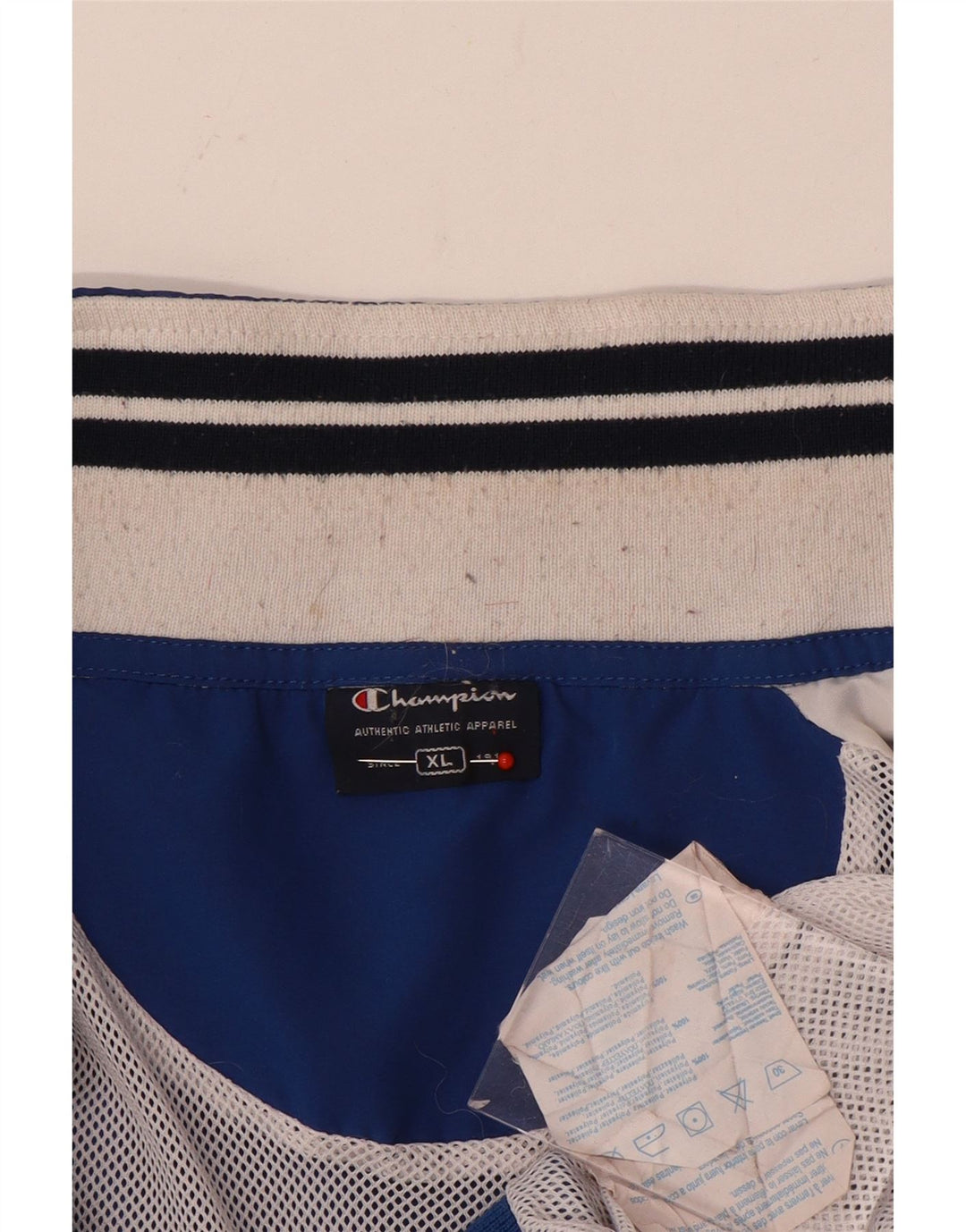 Jachetă de trening pentru bărbați Champion, XL, poliester color block, albastru