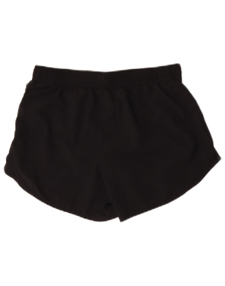 Pantaloni scurți sport Nike Dri Fit pentru femei UK 10, poliester negru mic