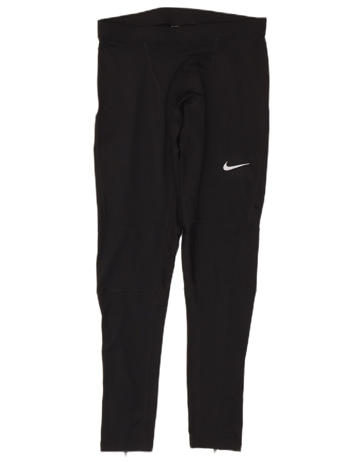 Leggings Dri Fit Nike pentru femei UK 12 Poliester mediu negru