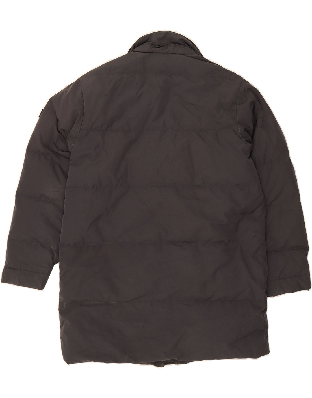GAS Mens Loose Fit Padded Coat UK 38 Medium Grey Vintage Gas and Second-Hand Gas from Messina Hembry 