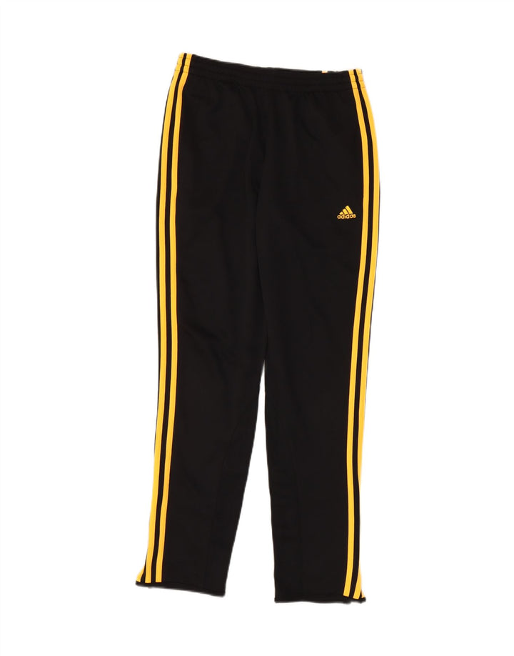 Pantaloni de trening ADIDAS pentru baieti 13-14 ani poliester negru
