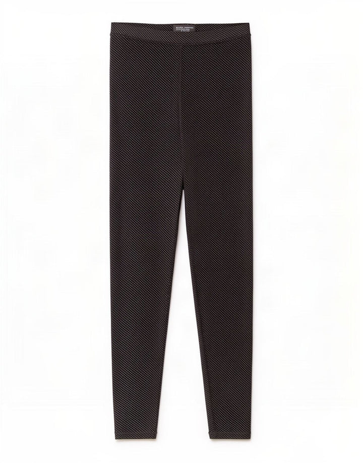 Leggings pentru femei Zara UK 8, poliester cu pete negre mici