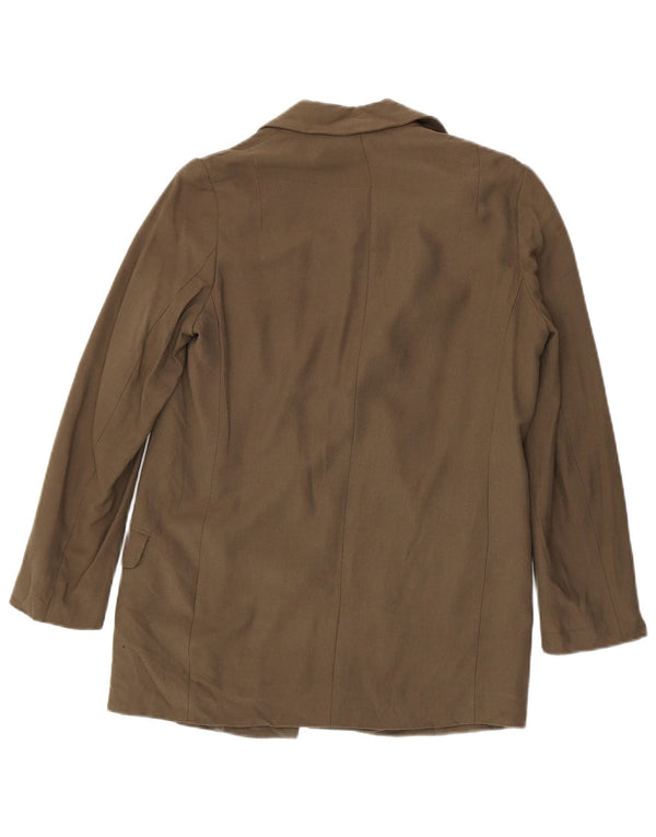 Jachetă Blazer deschisă pentru femei All Saints UK 8 Small Khaki Viscose