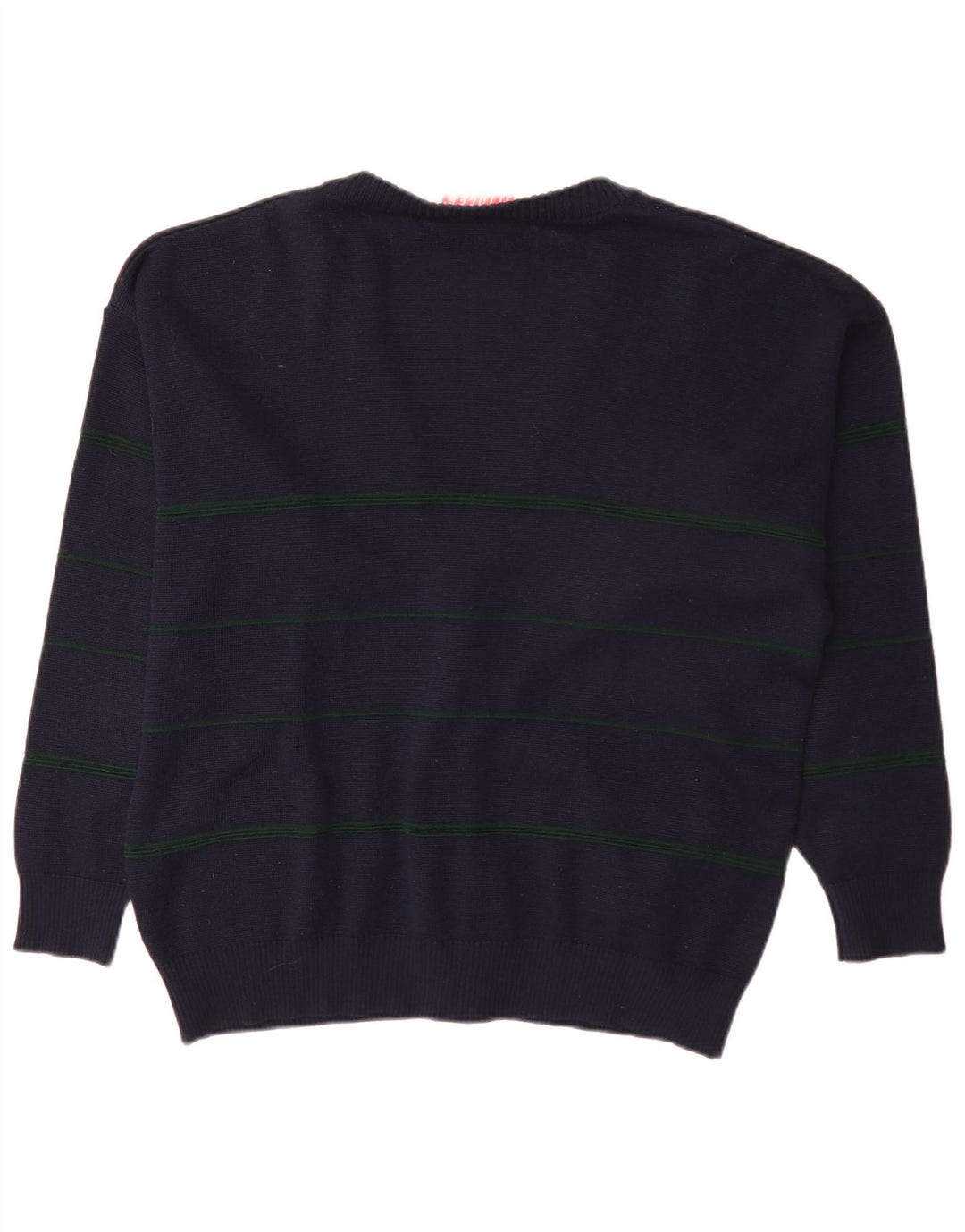 Pulover Cardigan Vintage pentru bărbați XL Bleumarin Argyle/Diamond