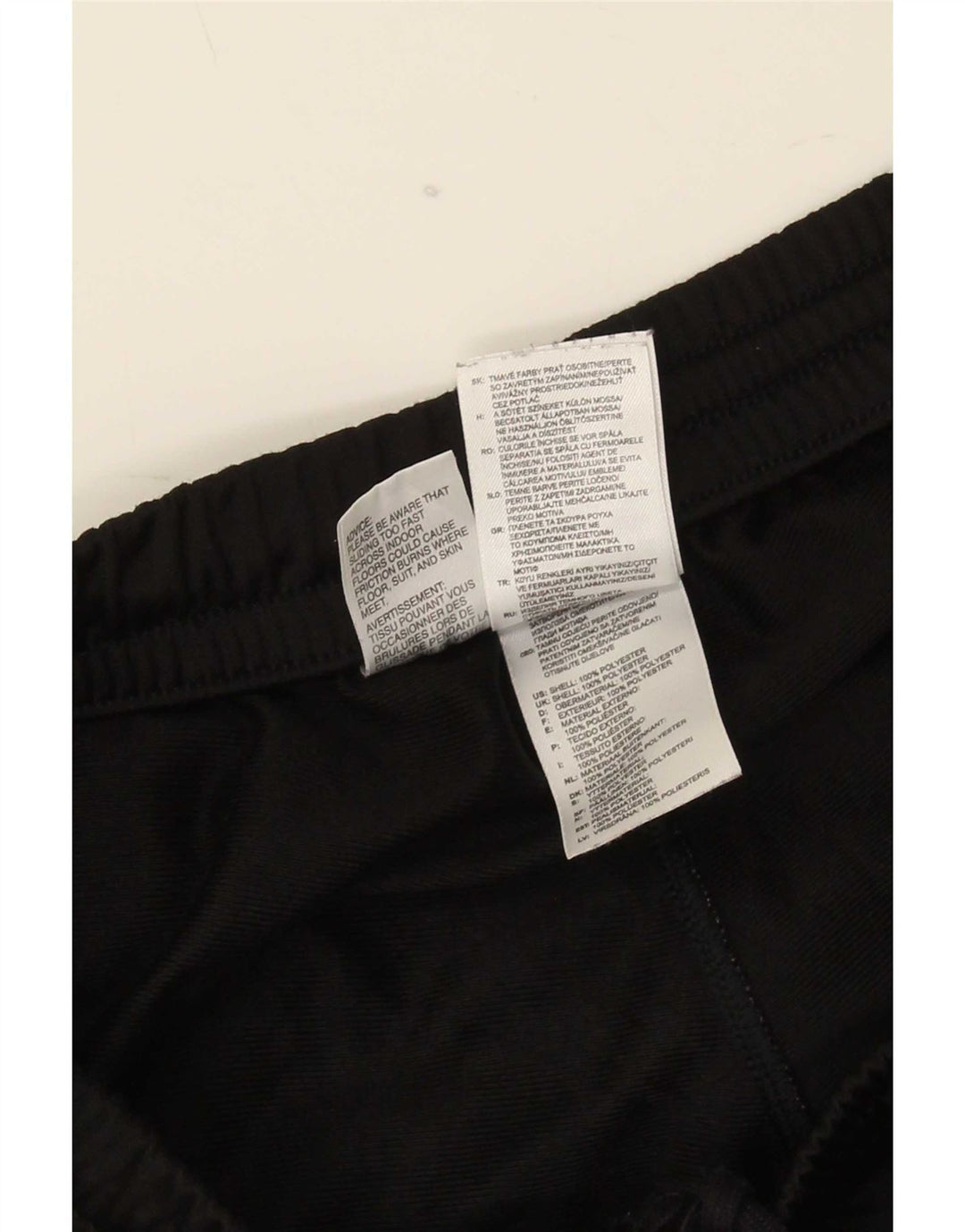 Pantaloni de trening Adidas pentru bărbați Joggeri poliester mediu negru