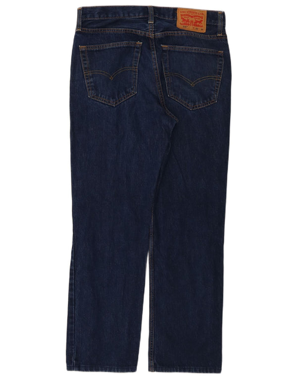 Blugi drepti pentru bărbați Levi's 516 W32 L30 bumbac bleumarin