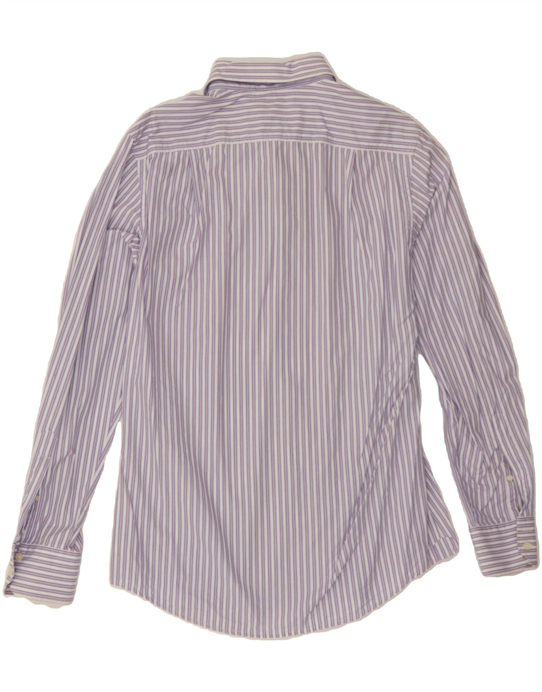 BENETTON Mens Shirt Large Multicoloured Striped Cotton Vintage Benetton and Second-Hand Benetton from Messina Hembry 