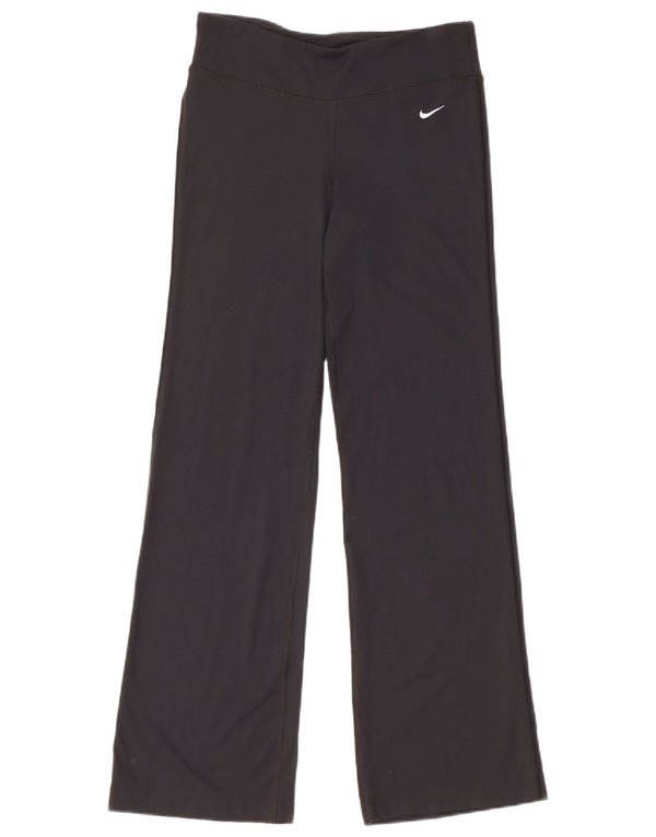Pantaloni de trening Nike Dri Fit Wide Leg UK 6 XS Nylon negru