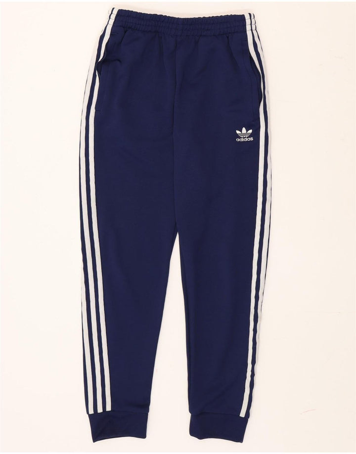 Pantaloni de trening pentru bărbați Adidas Pantaloni de jogging Mici, bleumarin, poliester