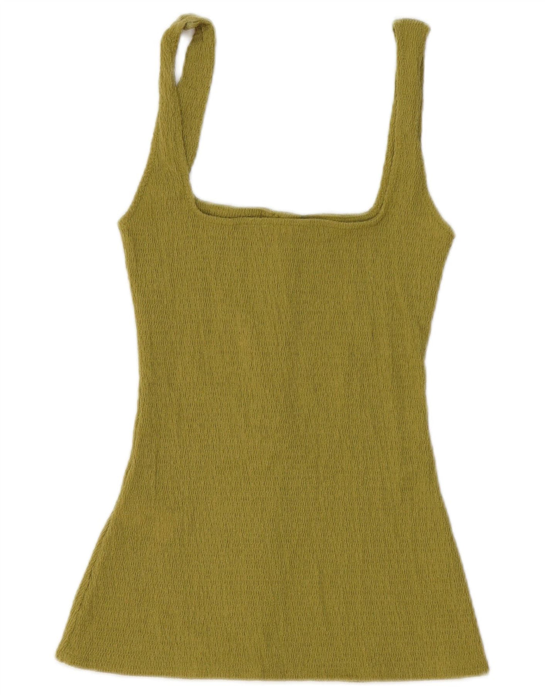 Vest Vest Top Femei Zara UK 12 Poliester verde mediu