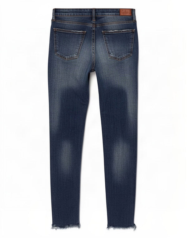 Blugi skinny distressed pentru femei Zara EU 34 2XS L24 L26 Albastru