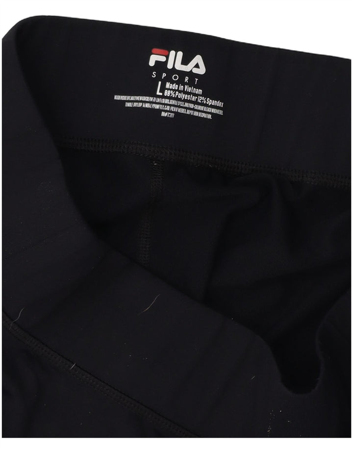 Pantaloni scurti sport FILA pentru femei UK 14, mari, albastru, poliester