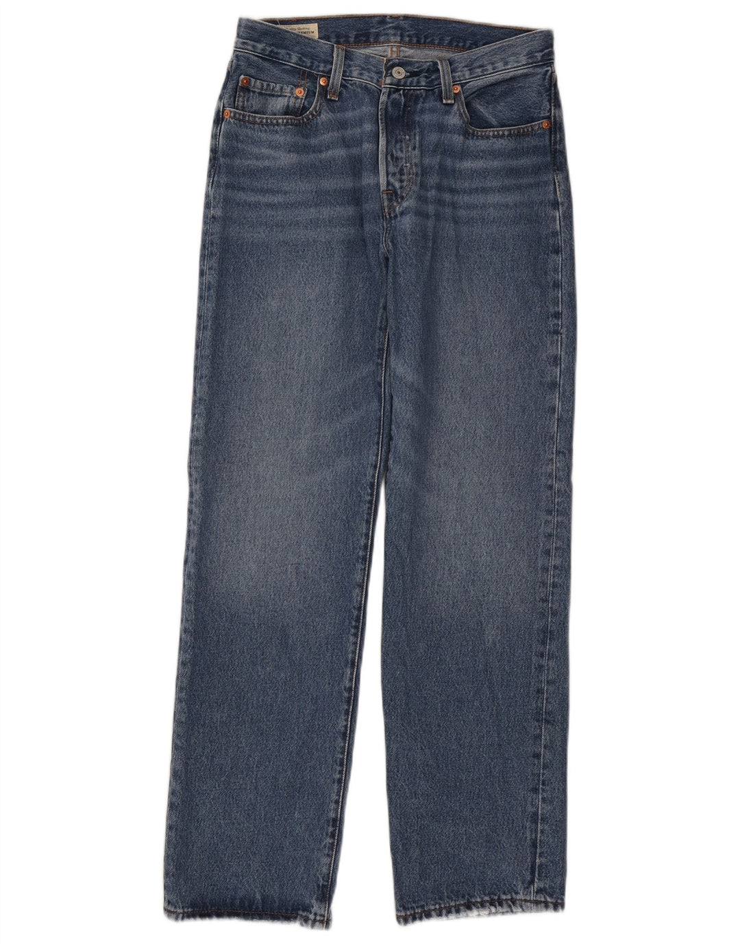 Blugi drepti pentru femei Levi's L27 L30 Bumbac albastru anii 90
