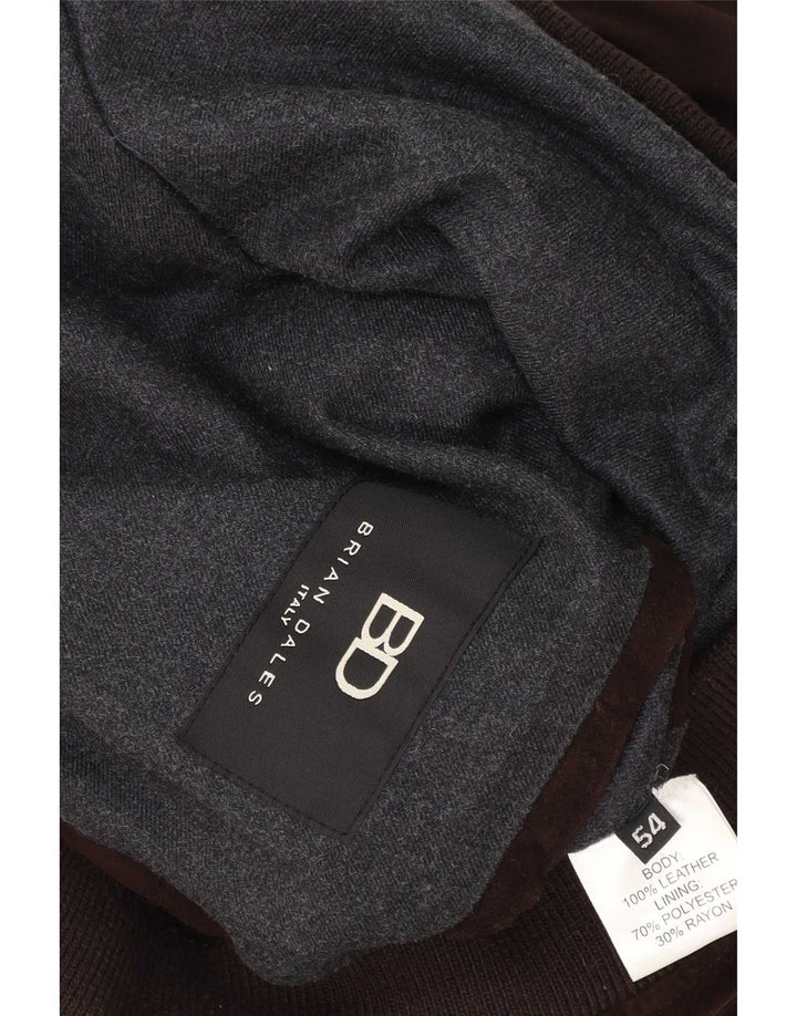 Jachetă de căprioară pentru bărbați Brian Dales IT 54 2XL piele maro