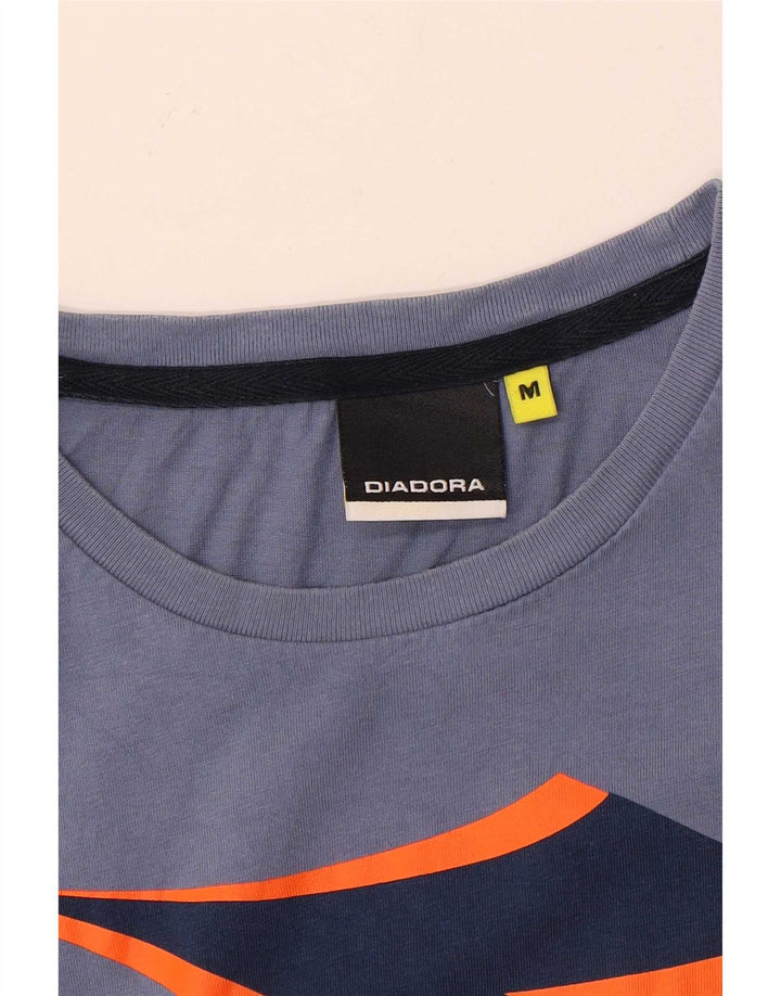 Tricou grafic Diadora pentru bărbați Top Medium Blue