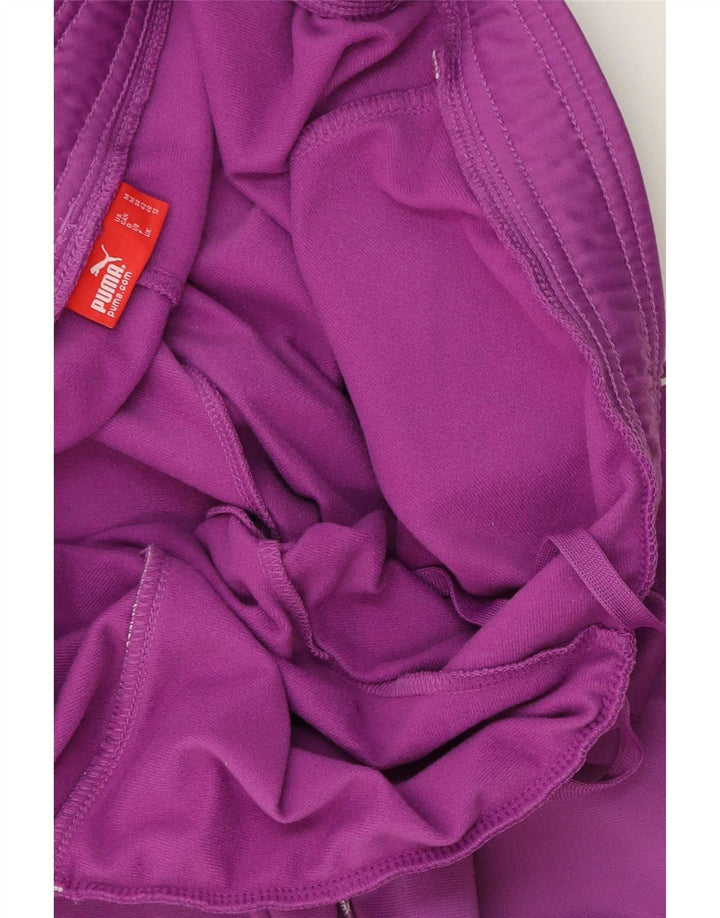 Pantaloni de trening Puma pentru femei Joggeri UK 12 Violet mediu