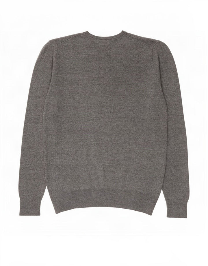Pulover pentru bărbați Zara, cu decolteu în V, XL, gri