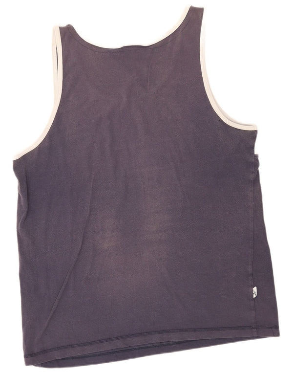 Vestă pentru bărbați Reebok XL, albastru, bumbac color bloc