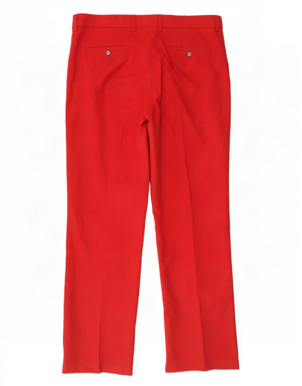 Pantaloni drepți pentru bărbați Kartel L38 L33 Poliester roșu