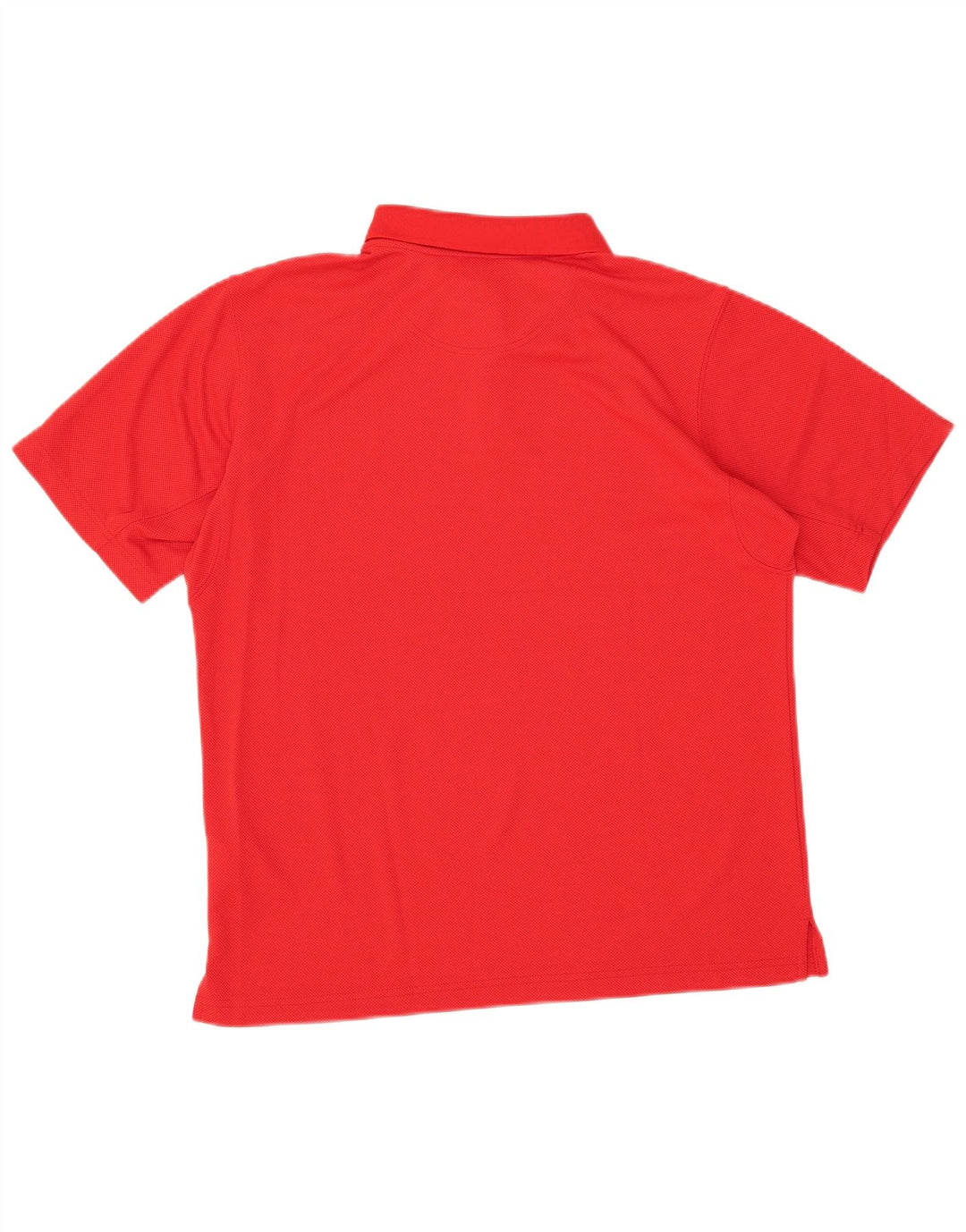 Tricou polo Columbia Omni-Shade pentru bărbați din poliester roșu mare