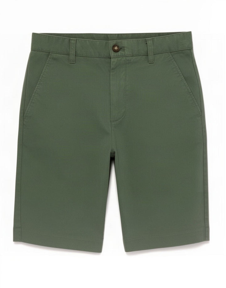 Pantaloni scurți chino John Lewis pentru bărbați, bumbac verde mediu W30