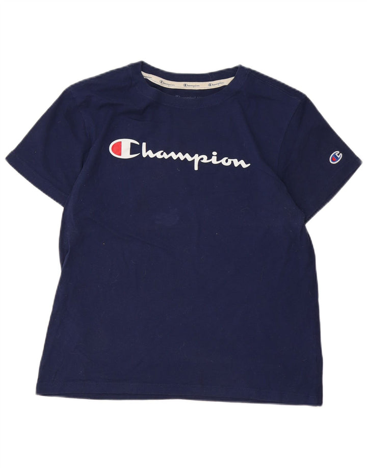 Tricou grafic pentru femei CHAMPION Top UK 12 Medium Bleumarin