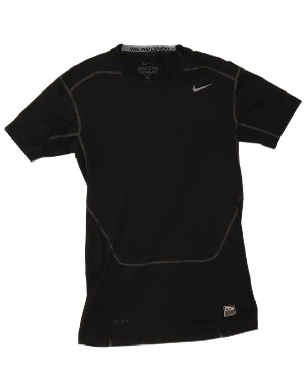 Tricou grafic Nike Dri Fit pentru bărbați Top XL Negru Poliester color bloc
