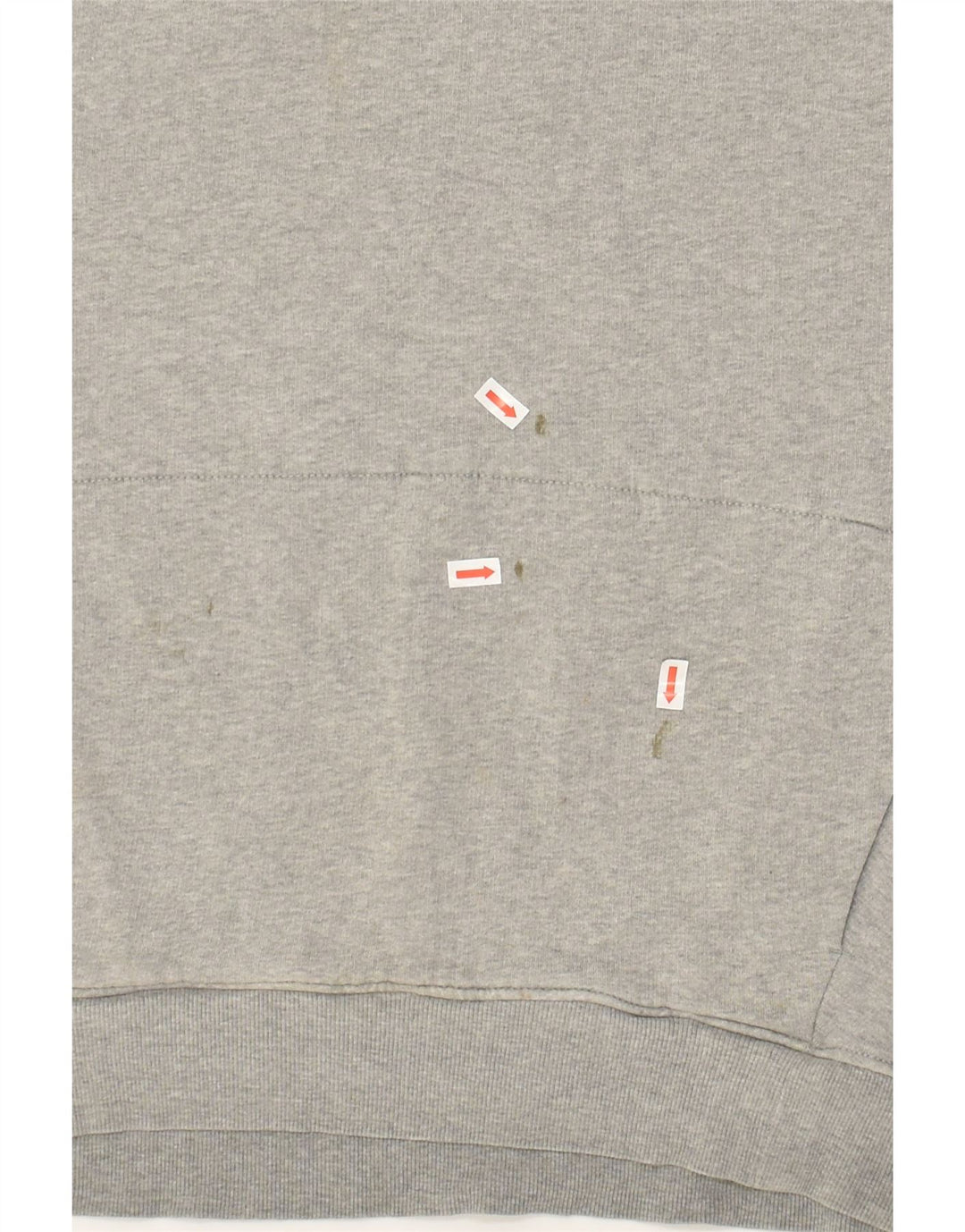 TOMMY JEANS Mens Loose Fit Sweatshirt Jumper Small Grey Cotton | Vintage Tommy Jeans | Thrift | Second-Hand Tommy Jeans | Used Clothing | Messina Hembry 